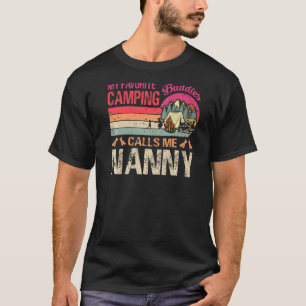 My Favorite Camping Buddies Calls Me Nanny Vintage T-Shirt