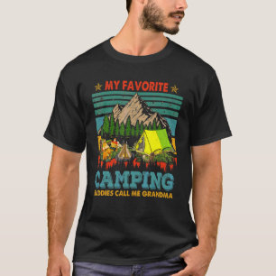 My Favorite Camping People Call Me Grandma Camping T-Shirt
