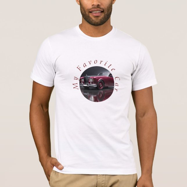My Favorite Car. Your photo is in the circle. T-Shirt (Front)