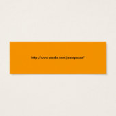 My Favorite Cat Bookmark (Back)