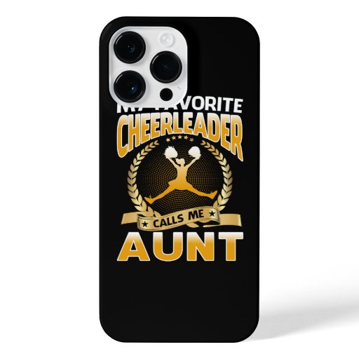 My Favorite Cheerleader Calls Me Aunt Cheerleading iPhone 14 Pro Max Case