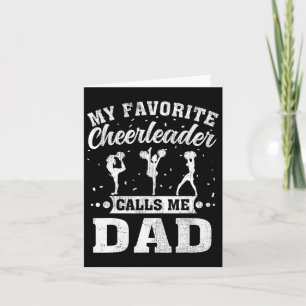 My Favorite Cheerleader Calls Me Dad Father&#; s D Card