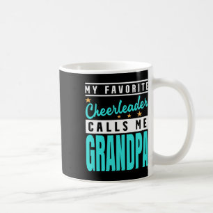 My Favorite Cheerleader Calls Me Grandpa Coffee Mug