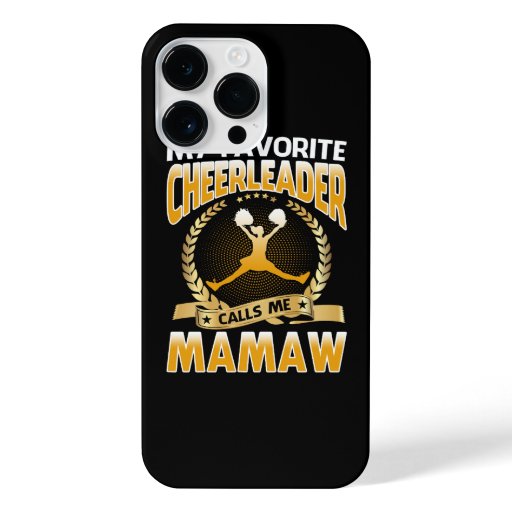 My Favorite Cheerleader Calls Me Mamaw Cheerleadin iPhone 14 Pro Max Case