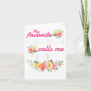 My Favorite Chemical Engineer Calls Me Mom  Card