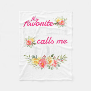 My Favorite Chemical Engineer Calls Me Mom Fleece Blanket