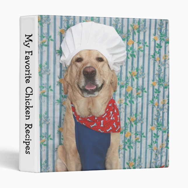 My Favorite Chicken Recipes 3 Ring Binder (Front/Spine)