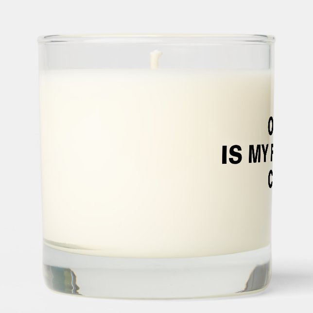 My Favorite Child Candle with Name, Personalized C (Front)