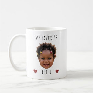 My Favorite Child Custom Photo Face Coffee Mug