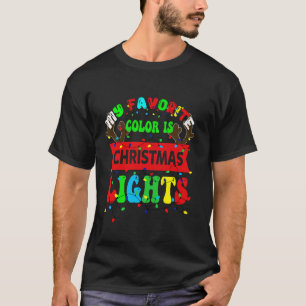 My Favorite Color Is Christmas Lights Long Sleeve T-Shirt