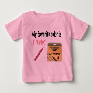 My Favorite Color is Pink Baby T-Shirt