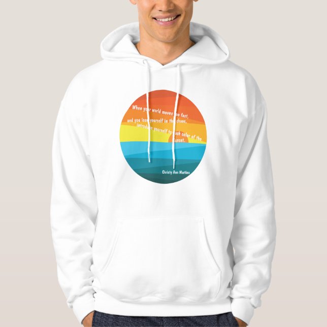My Favorite Color Is Sunset Hoodie (Front)