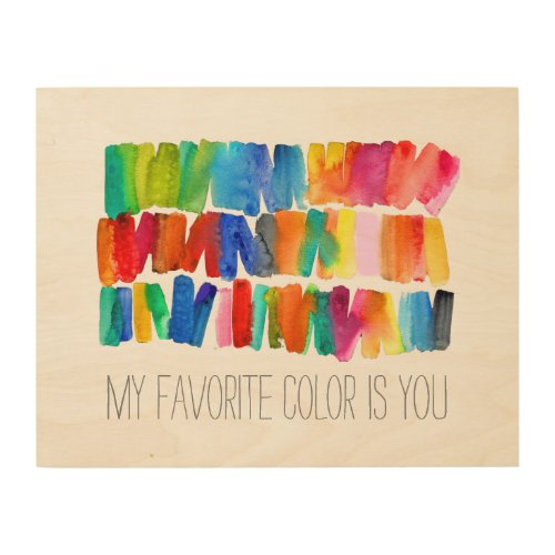 My favorite color is you rainbow art
