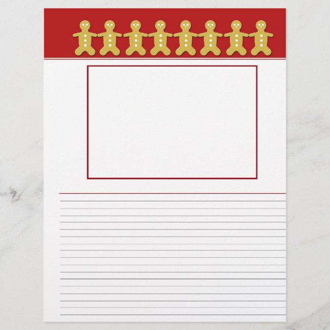 My Favorite Cookies recipe pages with photo space (Front)