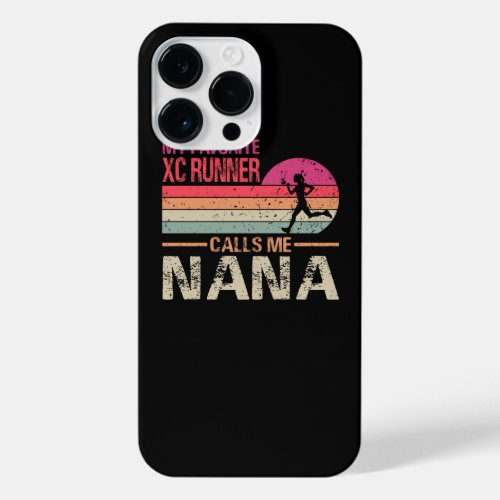 My Favorite Cross Country Runner Calls Me Nana _ X iPhone 14 Pro Max Case