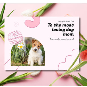 My Favorite Dog Mom Ever Photo Mother's Day Holiday Card