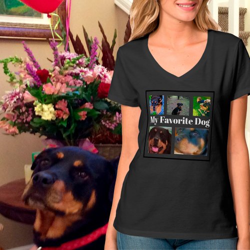 My Favorite Dogs Create Your Own 5_Photo  T_Shirt