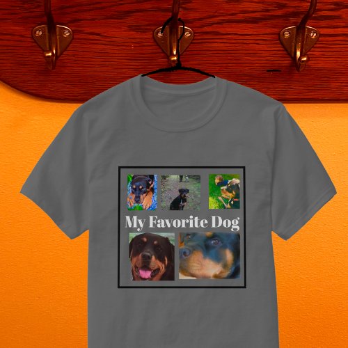 My Favorite Dogs Create Your Own 5_place  T_Shirt