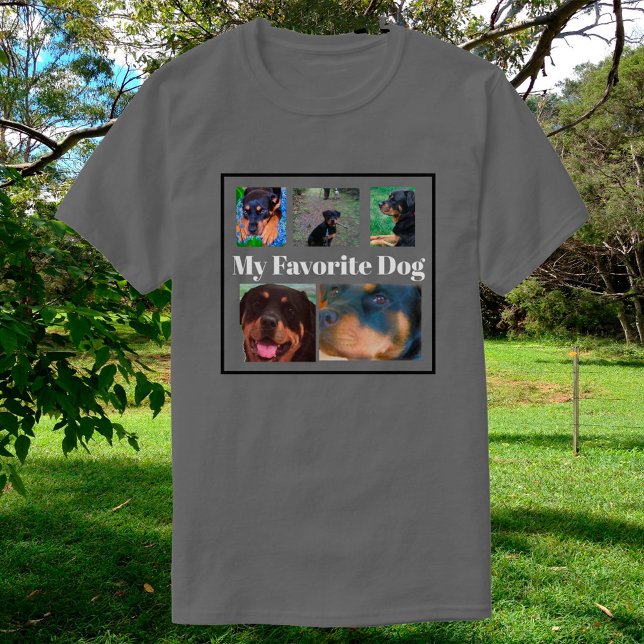 My Favorite Dogs Create Your Own 6-place  T-Shirt (Creator Uploaded)