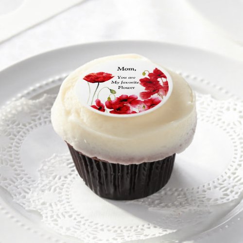 My Favorite Flower Edible Frosting Rounds