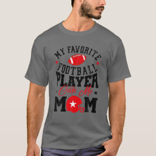 My Favorite Football Player Calls Me Mom, Cheer Mo T-Shirt