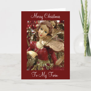 MY "FAVORITE GIFT" OF ALL IS MY TWIN HOLIDAY CARD