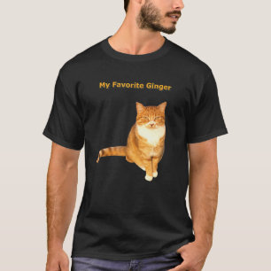 My Favorite Ginger Orange Tabby Cat T-Shirt