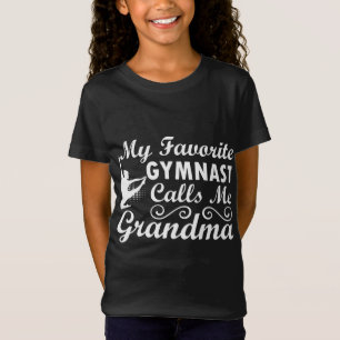 My Favorite Gymnast Calls Me Grandma Gymnastic Dog T-Shirt