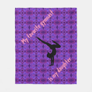My favorite gymnast is my daughter blanket