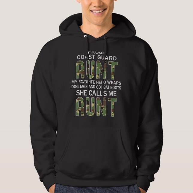 My Favorite Hero Wears Combat Boots Proud Coast Gu Hoodie (Front)