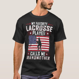 My Favorite Lacrosse Player Calls Me Grandmother M T-Shirt