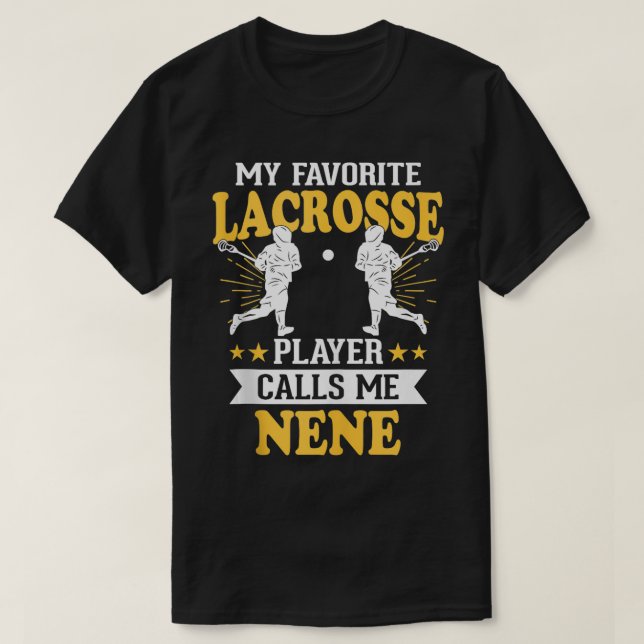 My Favorite Lacrosse Player Calls Me Nene Tank Top (Design Front)