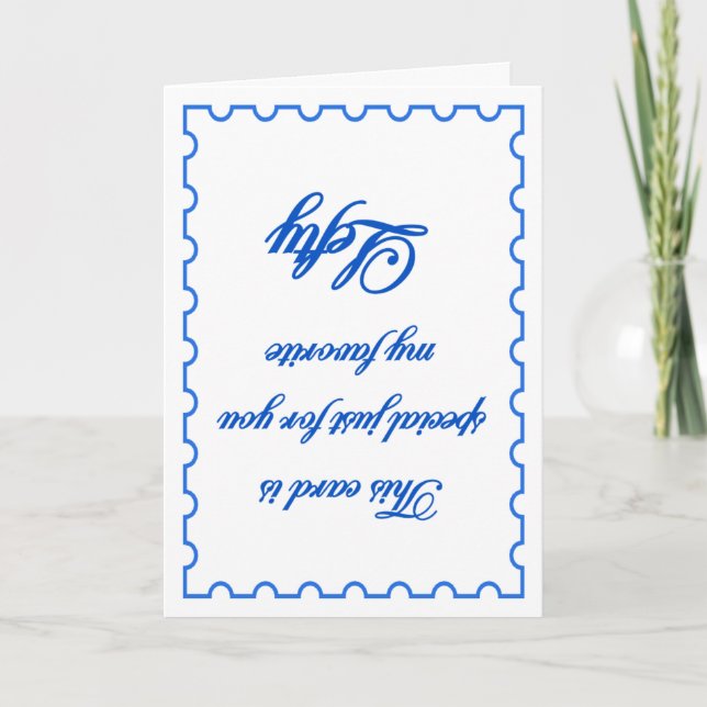 My Favorite Lefty Card (Front)