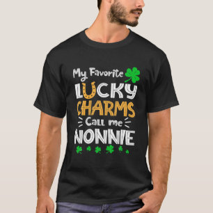 My Favorite Lucky Charms Call Me Nonnie Funny Patr T-Shirt