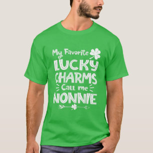 My Favorite Lucky Charms Call Me Nonnie Funny Patr T-Shirt