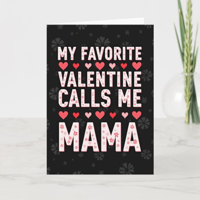 My Favorite Mama Valentine Card (Front)