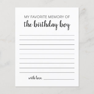 My Favorite Memory Of The Birthday Boy