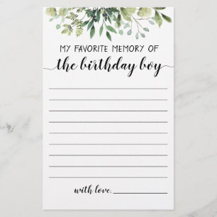 My Favorite Memory Of The Birthday Boy 