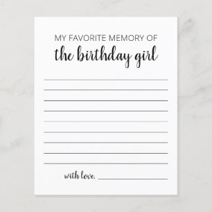 My Favorite Memory Of The Birthday Girl