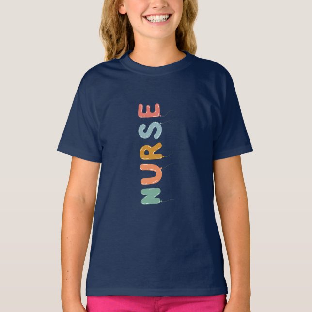 My Favorite Nurse Is My Mom Cute Personalized T-Shirt (Front)