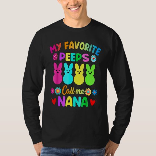 My Favorite Pe Eps Call Me Nana Easter Day Women T_Shirt