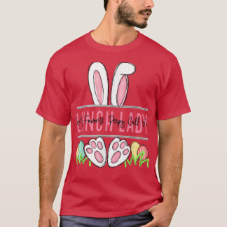 My Favorite Peep Call Me Lunch Lady Happy Easter D T-Shirt