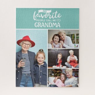 My favorite people call me| 4 family photo collage