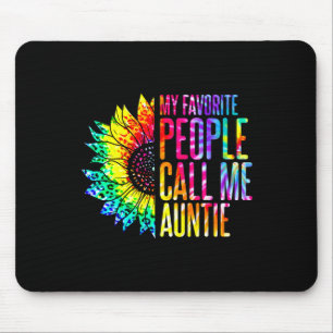 My Favorite People Call Me Auntie Aunt Nephew Niec Mouse Pad