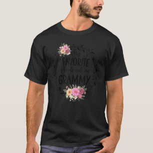 My Favorite People Call Me Grammy Women Flower Dec T-Shirt