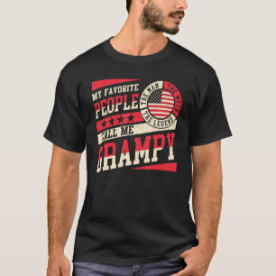 My Favorite People Call Me Grampy Men Vintage Gran T-Shirt