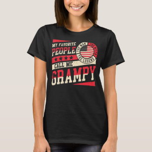 My Favorite People Call Me Grampy Men Vintage Gran T-Shirt