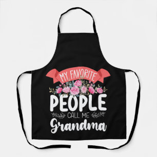 My Favorite People Call Me Grandma Mother's Day Apron