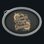 My Favorite People Call Me Grandma Mother's Day Belt Buckle<br><div class="desc">My Favorite People Call Me Grandma Mother's Day</div>
