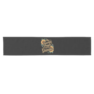 My Favorite People Call Me Grandma Mother's Day Short Table Runner